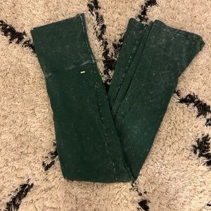 green marble pink flares